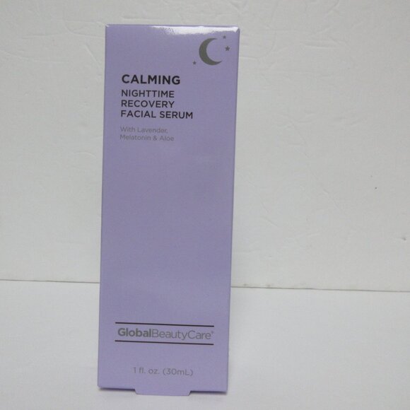 GLOBAL BEAUTY CARE Calming Nighttime Recovery Facial Serum~ 1 fl oz NEW Face - Picture 2 of 4